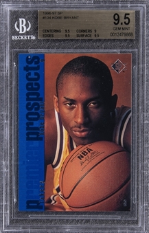 1996-97 SP #134 Kobe Bryant Rookie Card - BGS GEM MINT 9.5 